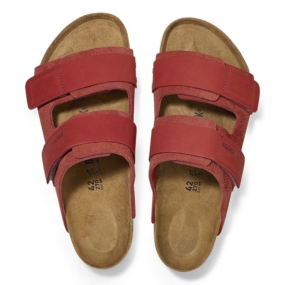 BIRKENSTOCK Uji Nubuck-Suede Leather - Sienna Red - Picture 3 of 10
